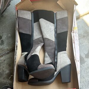 UnionBay Black/Grey Boots